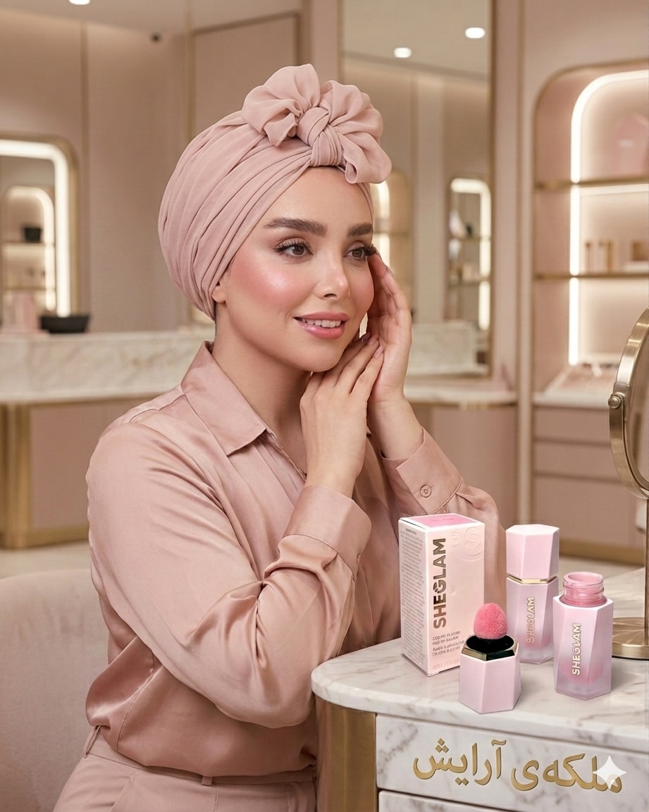رژگونه شیگلم رنگ لاو کیک موجود